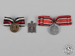 Germany, Imperial. A Lot Of Three Miniature Medals, C.1918