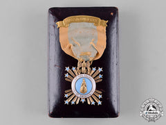 United States. A Society Of The Colonial Dames Of America Breast Badge In Gold, Named To Abby Lucretia Rice Fyfe