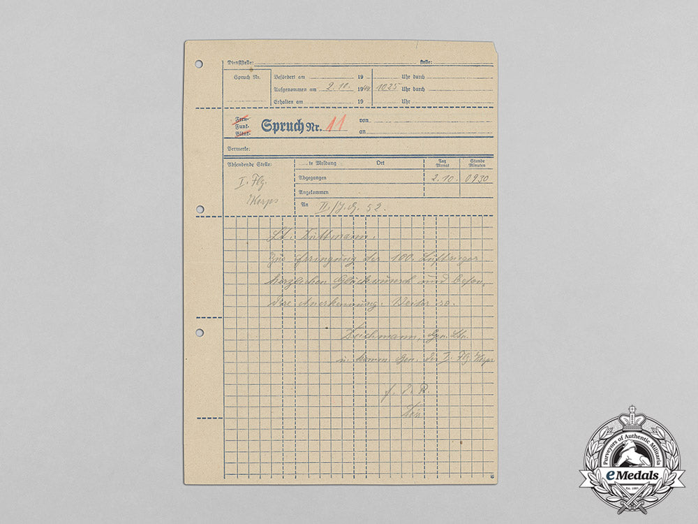 germany,_luftwaffe._an_outstanding_document_group_to_ace_leutnant_peter_düttmann,152_victories_c18-0524