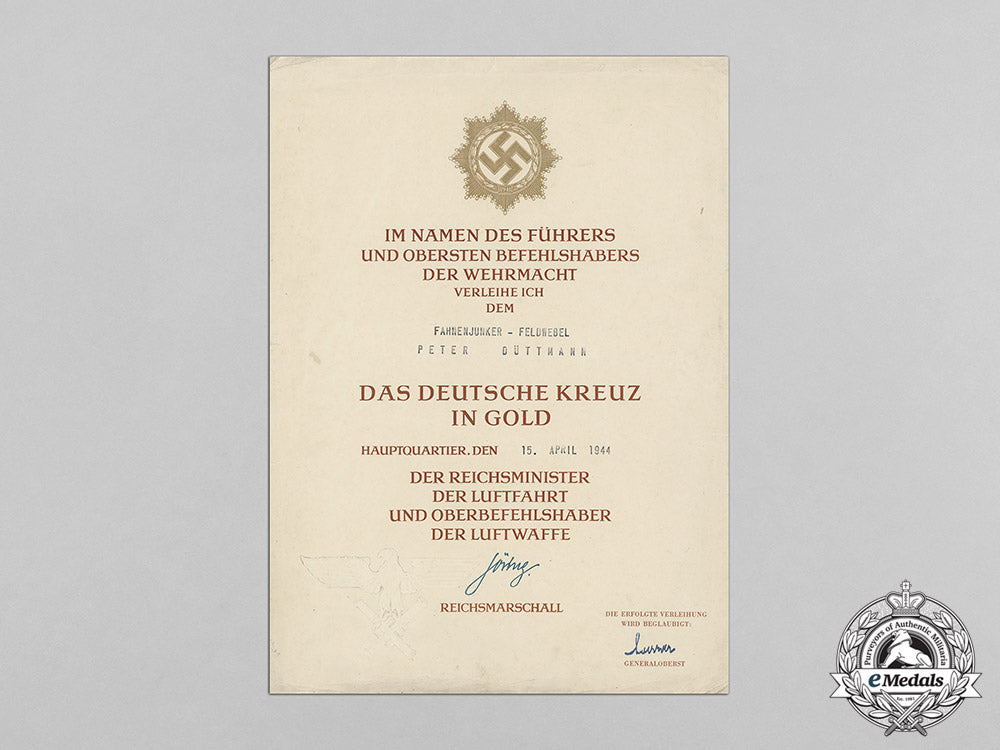 germany,_luftwaffe._an_outstanding_document_group_to_ace_leutnant_peter_düttmann,152_victories_c18-0525