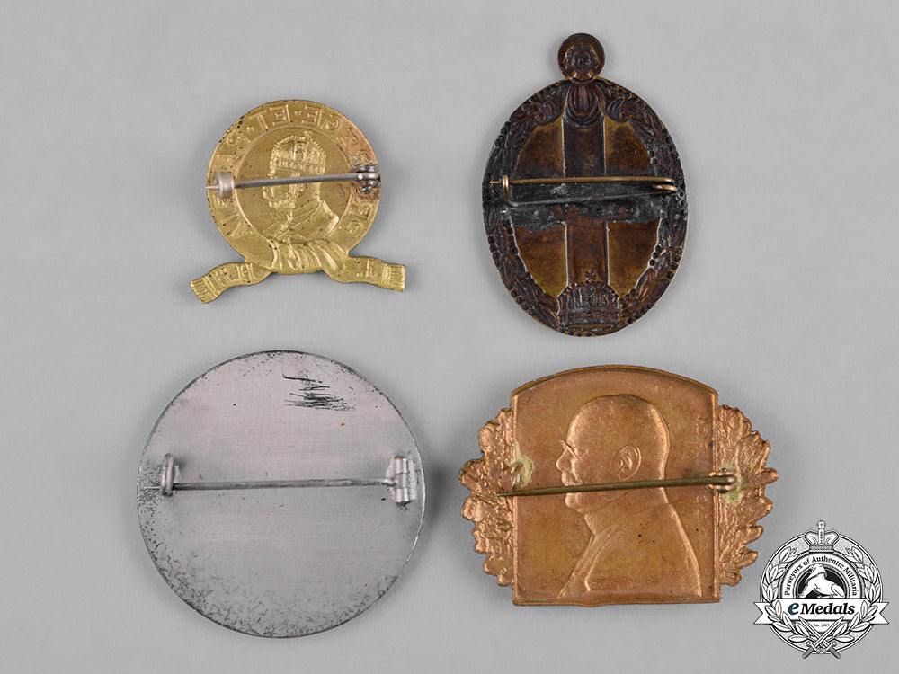 austria-_hungary,_imperial._a_lot_of_patriotic&_regimental_cap_badges_c18-054475