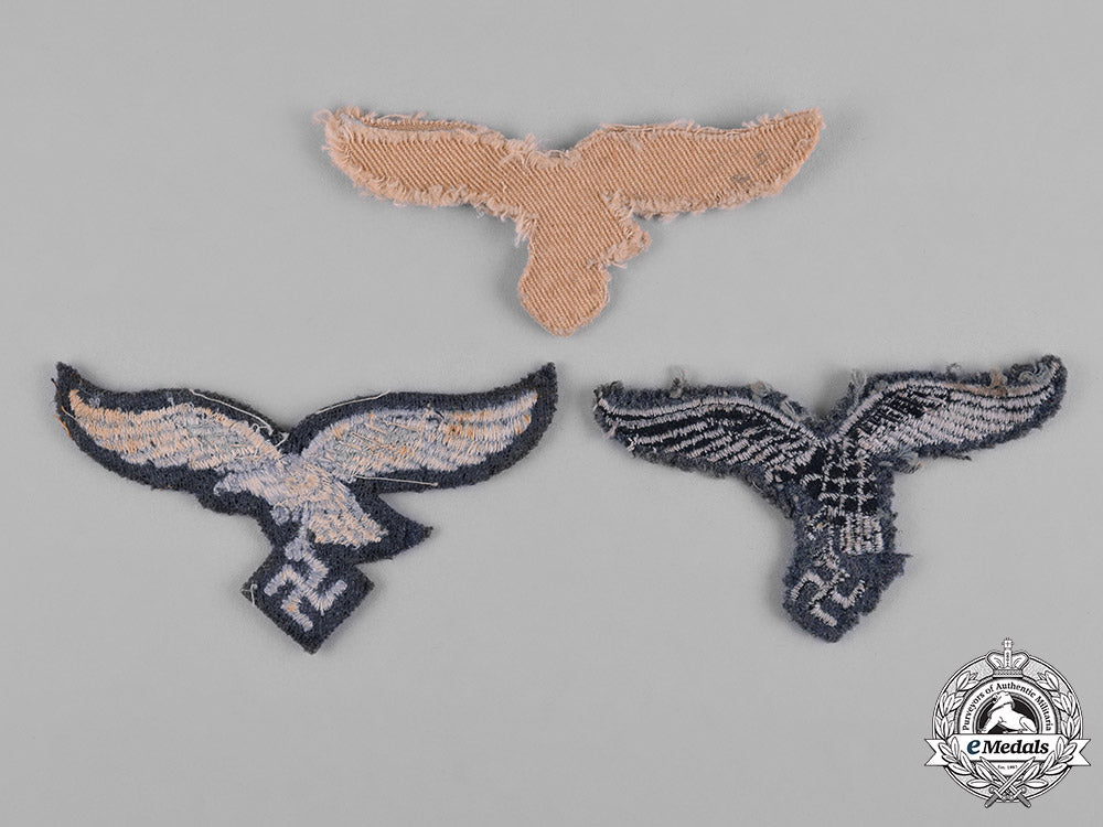 germany,_luftwaffe._a_group_of_uniform_eagle_insignia_c18-055361