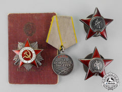 Russia, Soviet Union. An Order Of The Patriotic War Veterans Award Group