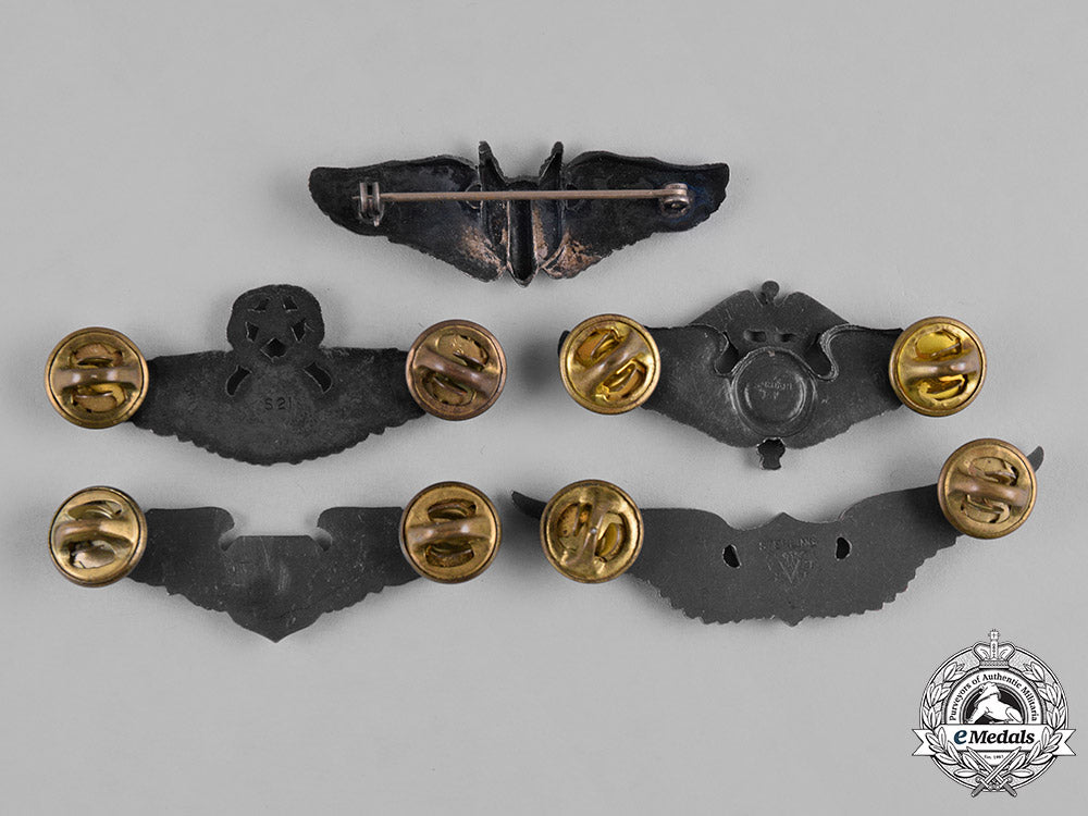 united_states._a_lot_of_five_united_states_air_force(_usaf)_badges,_reduced_size_c19-0453