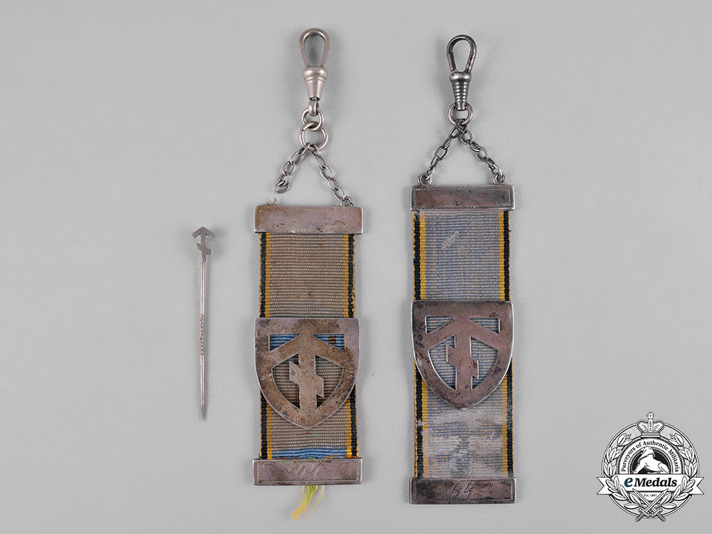 germany,_ss._a_pair_possibly_unique_ss_unit_watch_fobs_with_stick_pin_c19-1418