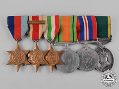 United Kingdom. A Territorial Efficiency Medal Group To Gunner C.v. Howe, Royal Artillery