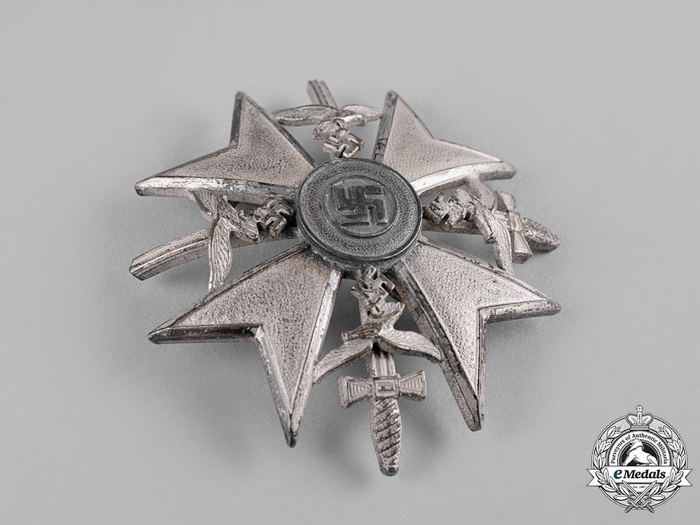 germany,_wehrmacht._a_spanish_cross_in_silver_with_swords_by_berg&_nolte_c19-4308_1_1