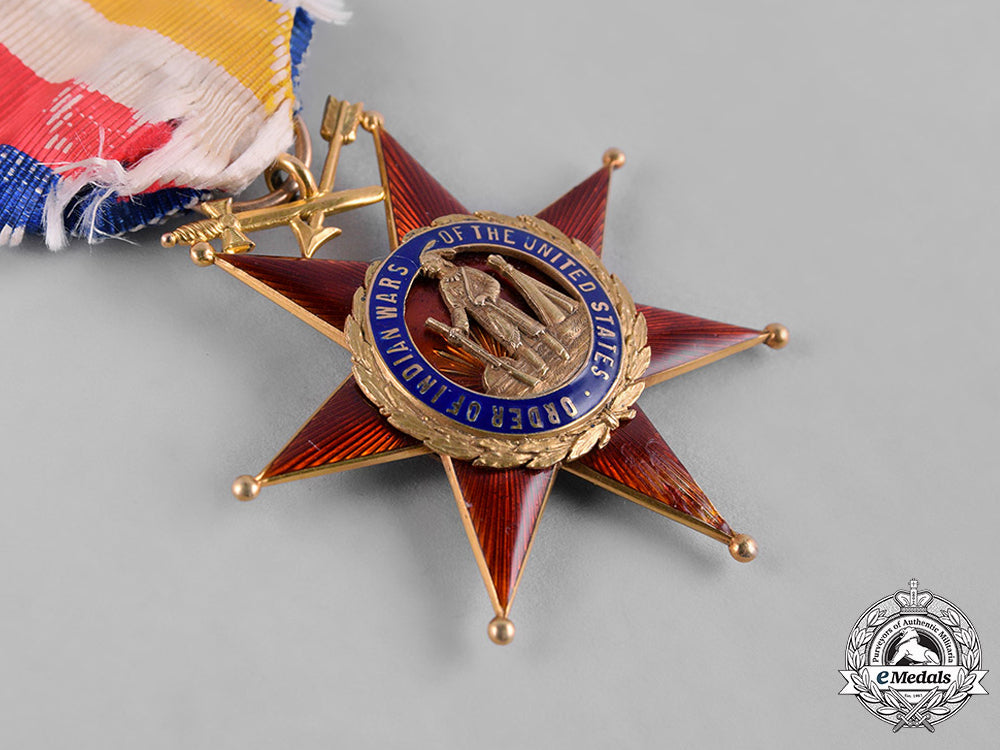 united_states._an_order_of_the_indian_wars(_oiwus)_in_gold,_to_first_lieutenant/_colonel_hugh_t._reed_c19-8058_1