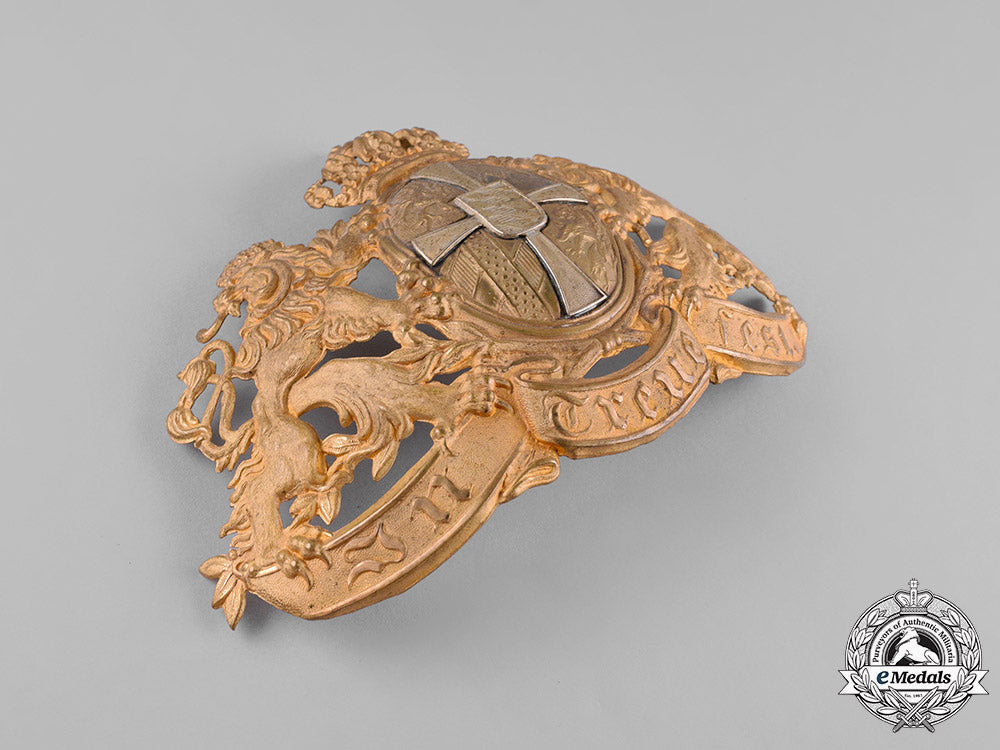 bavaria,_kingdom._an_officer’s_pickelhaube_plate_c19-8969
