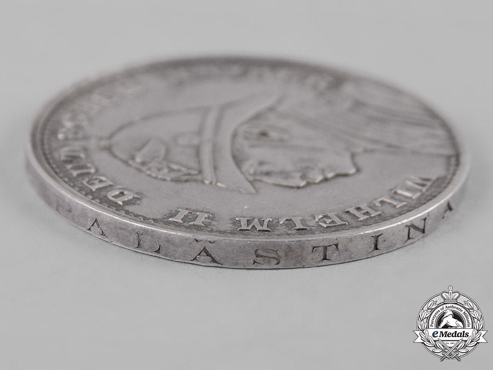 germany,_imperial._an1898_medallion_for_the_voyage_of_the_s.m.y._hohenzollern_to_the_middle_east_c19_1408