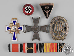 Germany, Third Reich. A Lot  Of Third Reich Badges, Crosses, And Ribbon Bars
