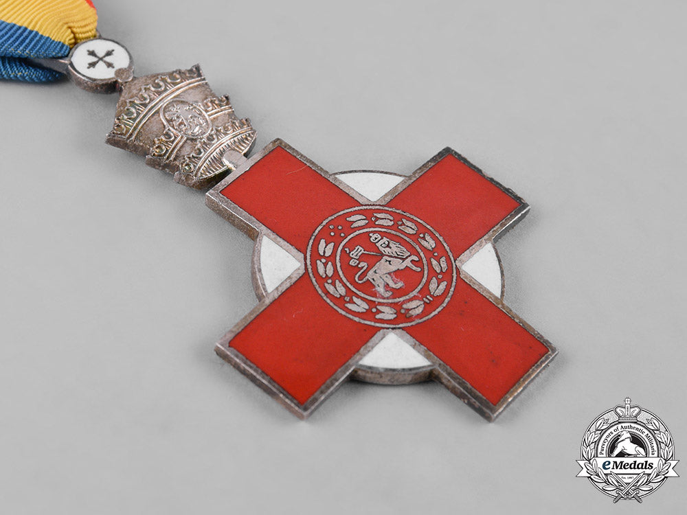 ethiopia,_empire._a_red_cross_decoration_c19_1867_1