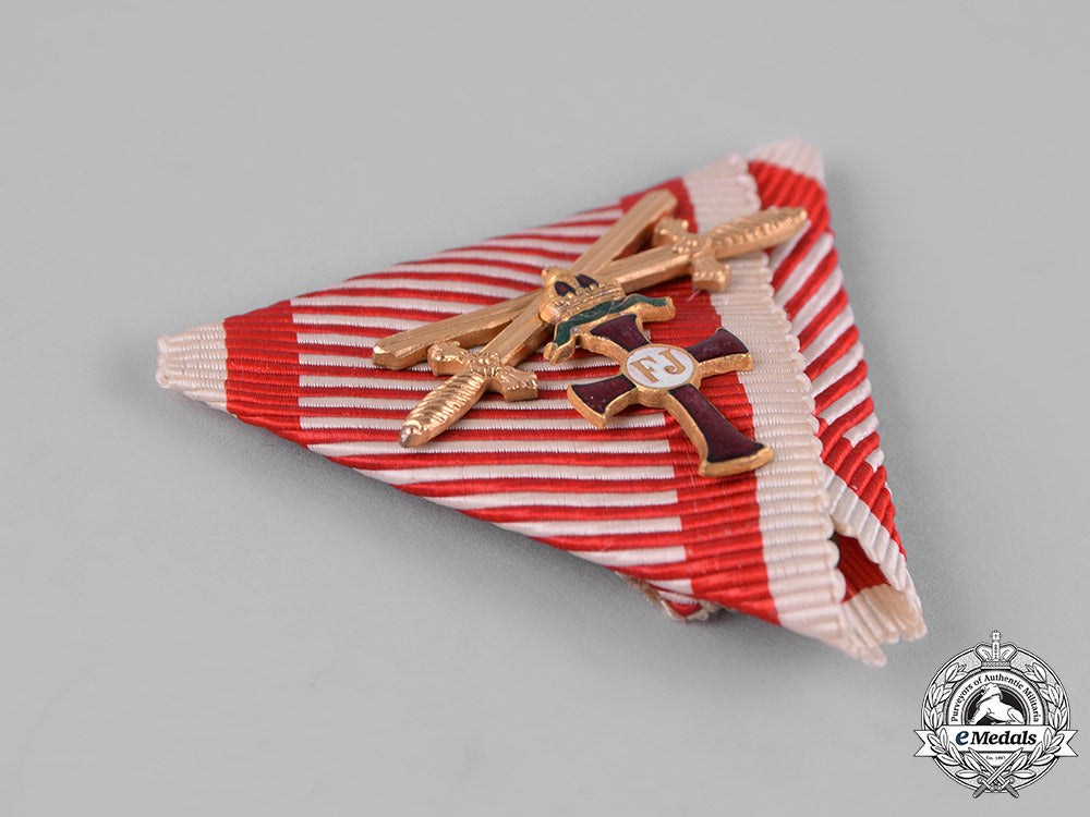 austria,_imperial._a_ribbon_for_an_order_of_franz_joseph_with_small_decoration_c19_2274_1