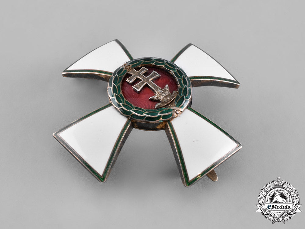 hungary,_kingdom._an_order_of_merit,_iii_class_officer's_badge,_c.1940_c19_2869_1_1
