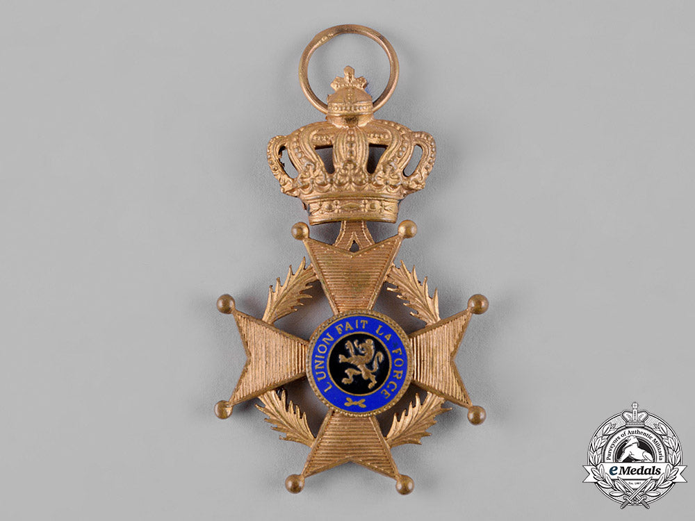 belgium,_kingdom._an_order_of_leopold_ii,_iv_class_officer,_c.1945_c19_3783_1