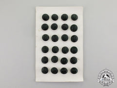 Germany. A Complete Set Of 24 1933-1935 Prussian State Forrestry Tunic Buttons On Salesman's Board