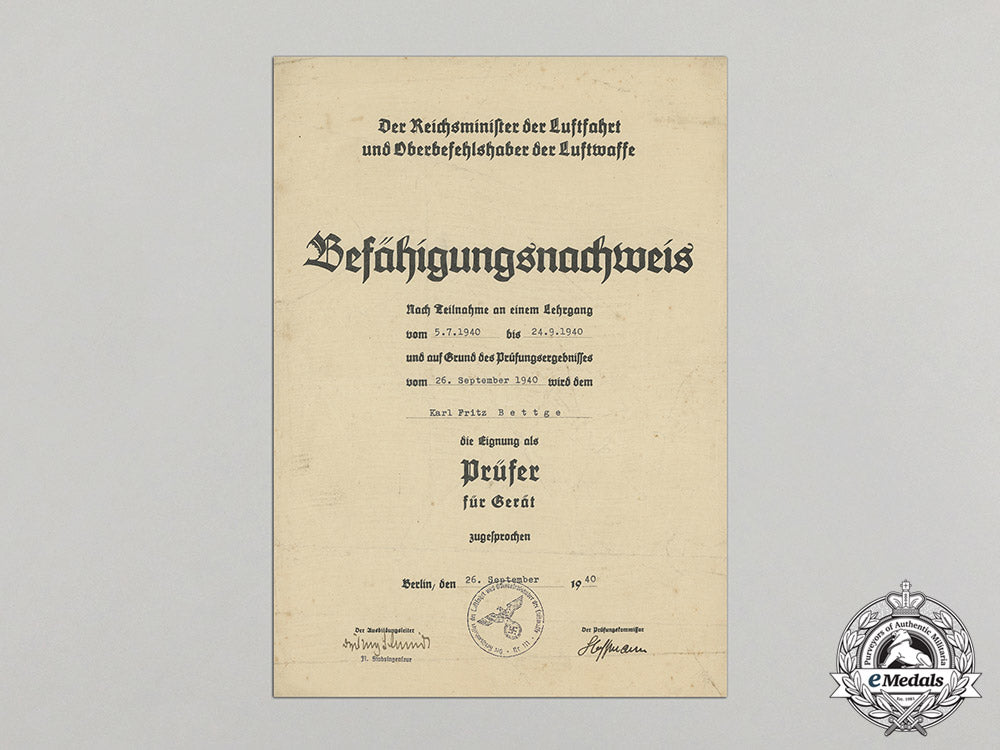 a_luftwaffe_appointment_certificate_to_examiner_of_equipment_for_karl_fritz_bettge_c2017_000731