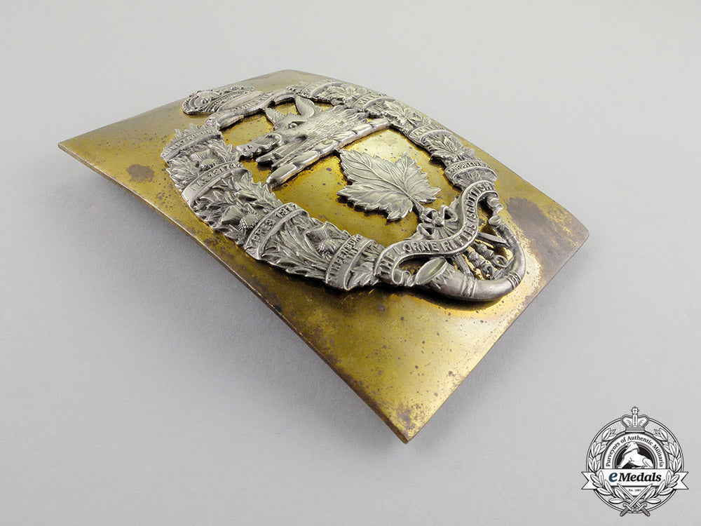 canada._a_lorne_rifles(_scottish)_cross_belt_plate,_c.1931-1936_c2017_000883