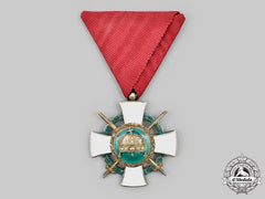 Hungary, Regency. An Order Of The Holy Crown, V Class Knight With War Decoration & Swords 1942