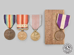 Japan, Empire. Four Campaign Medals
