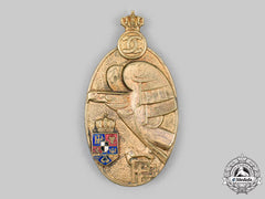Romania, Kingdom. A King Carol Military Academy Graduate Badge, Iii Class Bronze Grade