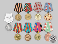 Russia, Soviet Union & Federation. A Lot Of Nine Medals