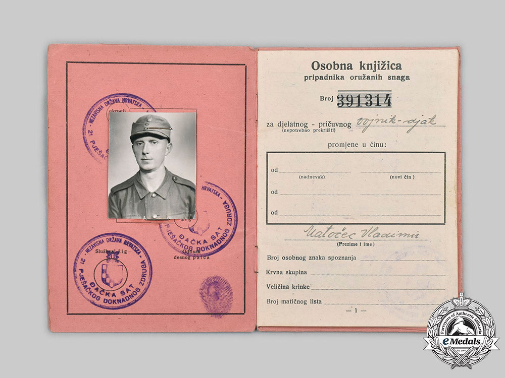 croatia,_independent_state._an_army_identity_booklet_to_vladimir_matočec_c2020_124_mnc2886_1