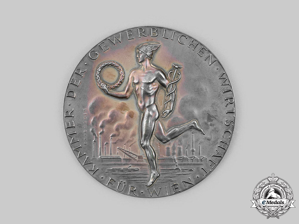 austria,_ii_republic._a_merit_medal_for_economic_distinction_to_otto_kleber,_with_case,_by_edwin_grienauer_c2020_193_mnc1186_1