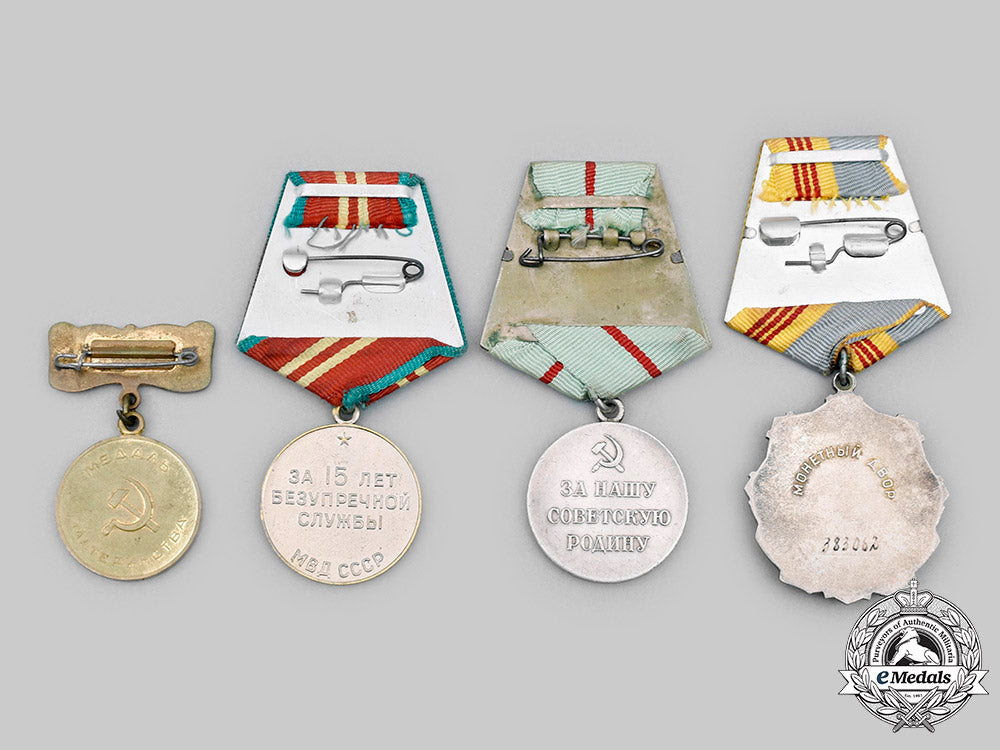 russia,_soviet_union._a_lot_of_four_awards_c2020_260_mnc8324