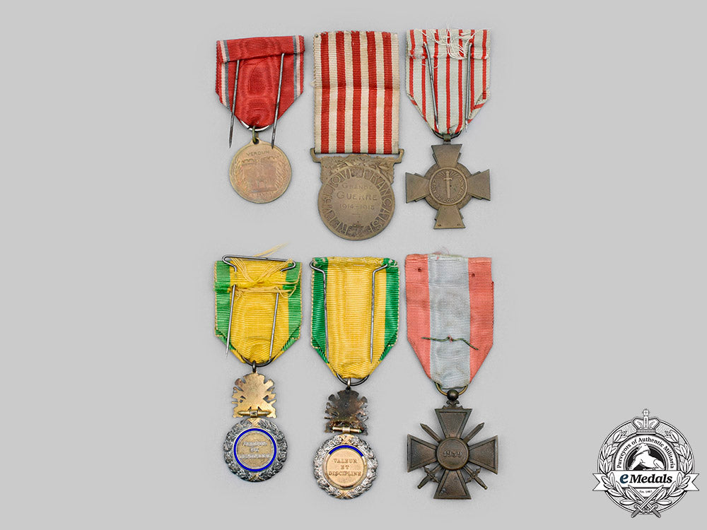 france,_iii_republic._a_lot_of_six_awards_c2020_281_mnc8389