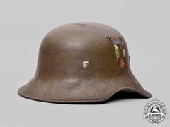 Bulgaria, Kingdom. A Royal Army Air Defence And Chemical Protection Model 1938 "Luftschutz" Steel Helmet, C.1942