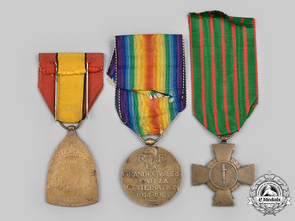 belgium,_kingdom;_france,_iii_republic._a_lot_of_three_awards_c2020_344_mnc0940