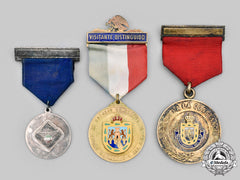 Mexico, United Mexican States. A Lot Of Three Medals