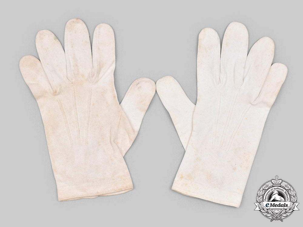 ss handschuhe Germany, Ss. A Pair Of Ss Officer's Dress Uniform Gloves – eMedals