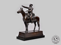 Germany, Wehrmacht. A Heer Cavalry Bronze Statue