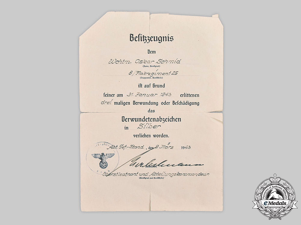 germany,_wehrmacht._a_silver_grade_wound_badge,_with_documents,_to_wachtermeister_oskar_schmid_c2020_404_mnc3652_1_1