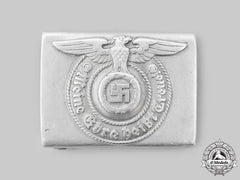 Germany, Ss. A Ss Em/Nco’s Belt Buckle, By F.w. Assmann & Co.