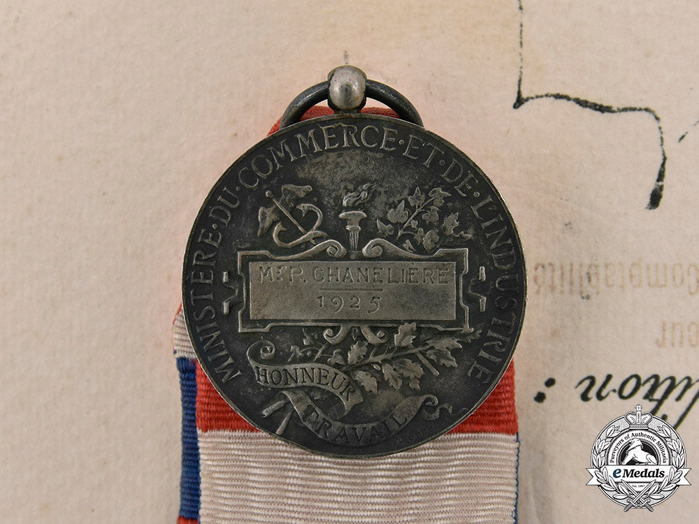 france,_iii_republic._a_ministry_of_commerce_and_industry_honour_ii_class,_silver_grade_medal_and_award_document_c2020_536_mnc5402_1