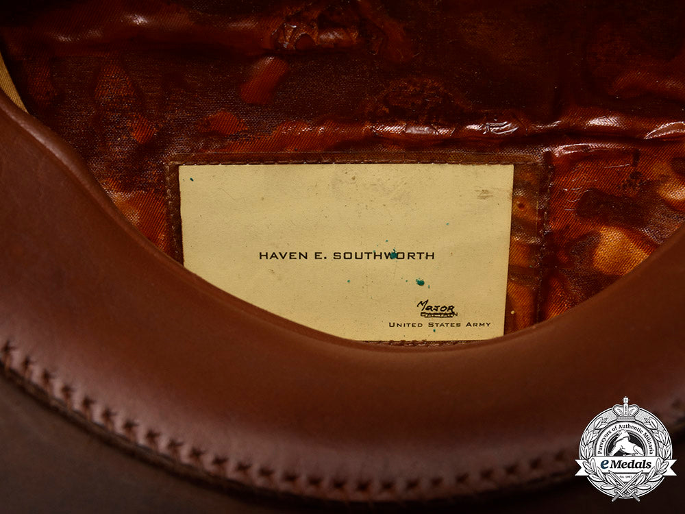 united_states._an_army_service_cap_for_general_officers,_named_to_major_haven_e._southworth,_c.1945_c2020_536_mnc9919_1