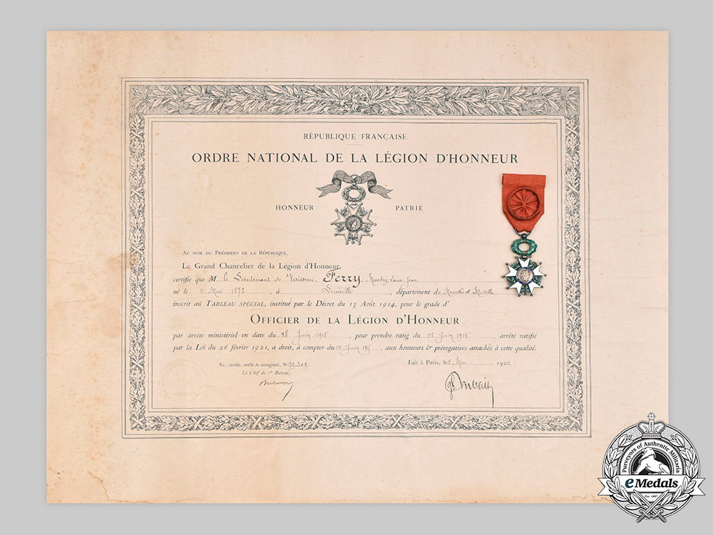 france,_iii_republic._an_order_of_the_legion_of_honour,_iv_and_v_classes,_officer_and_knight,_with_award_documents,_named_to_a_french_navy_first_lieutenant_c2020_552_mnc5434_1