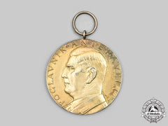 Croatia, Independent State. A Unique Ante Pavelić Golden Bravery Medal, C.1941/42