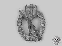 Germany, Wehrmacht. An Infantry Assault Badge, Silver Grade, By Julius Bauer & Co.