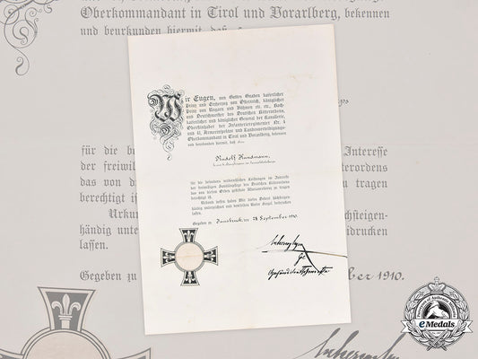 austria,_imperial._a_teutonic_order_marian_cross_award_document_to_hauptmann_kundmann,1910_c2020_727_mnc7124-copy