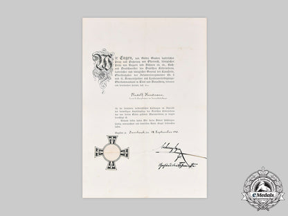 austria,_imperial._a_teutonic_order_marian_cross_award_document_to_hauptmann_kundmann,1910_c2020_728_mnc7122