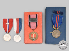 Czechoslovakia, Republic, Socialist Republic. Three Awards & Medals