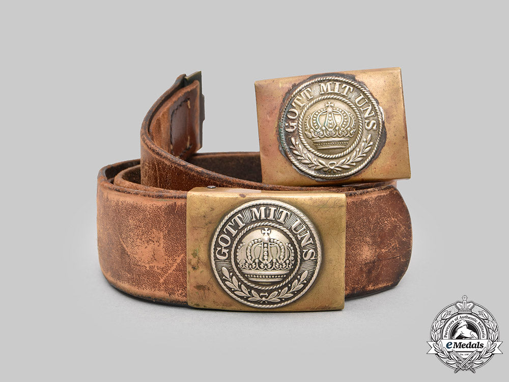 germany,_imperial._a_heer_em/_nco’s_belt_with_buckles_c2020_872_mnc9913