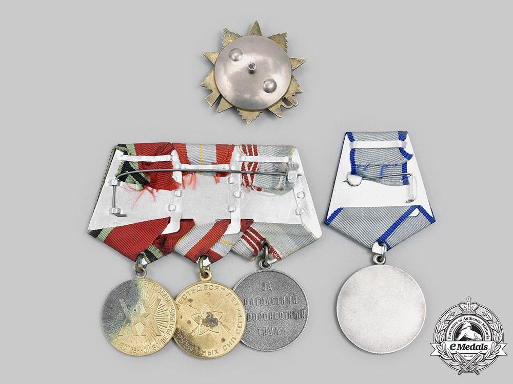russia,_soviet_union._a_lot_of_five_awards_c2020_895_mnc8773