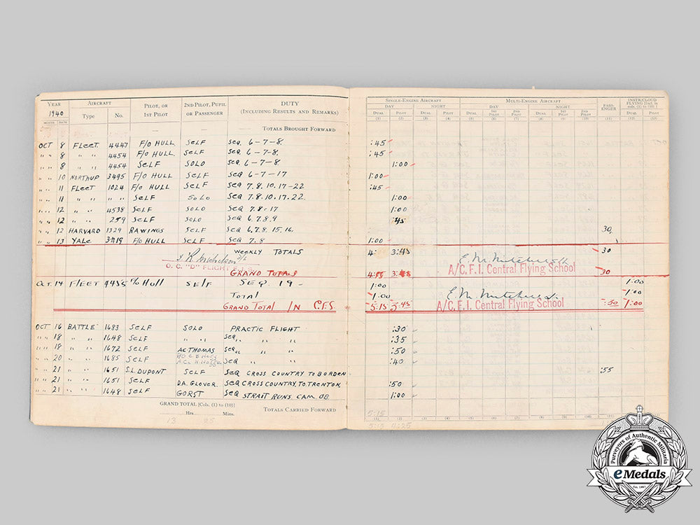 canada,_commonwealth._an_air_force_cross&_logbook_group_to_s/_lr_charles_g._harville_c2020_978_mnc4347_1_1_1