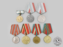 Russia, Soviet Union. A Lot Of Seven Medals