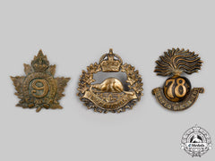 Canada, Cef. A Lot Of Three Cef Cap Badges